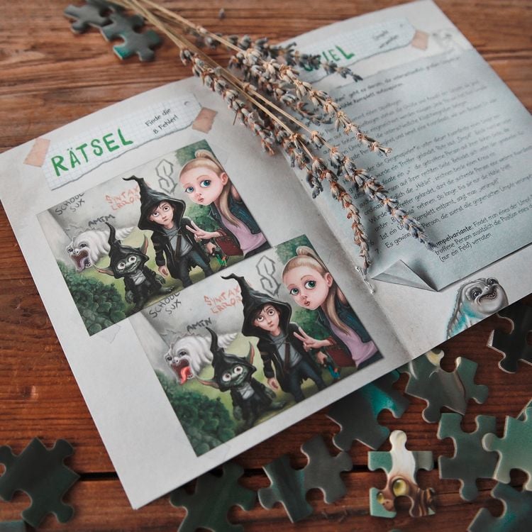 Produktbild: KoboldKroniken. Puzzle im Buch. Voll verheinzelt. 300 Teile