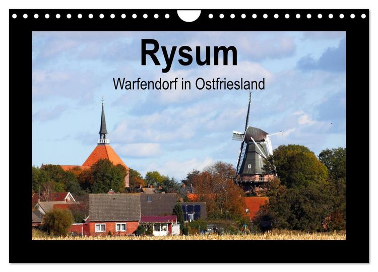 Produktbild: Rysum - Warfendorf in Ostfriesland (Wandkalender 2026 DIN A4 quer), CALVENDO Monatskalender