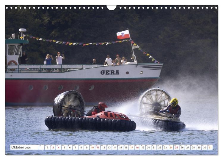 Produktbild: Hovercraft Formel 1 Weltmeisterschaft (Wandkalender 2026 DIN A3 quer), CALVENDO Monatskalender
