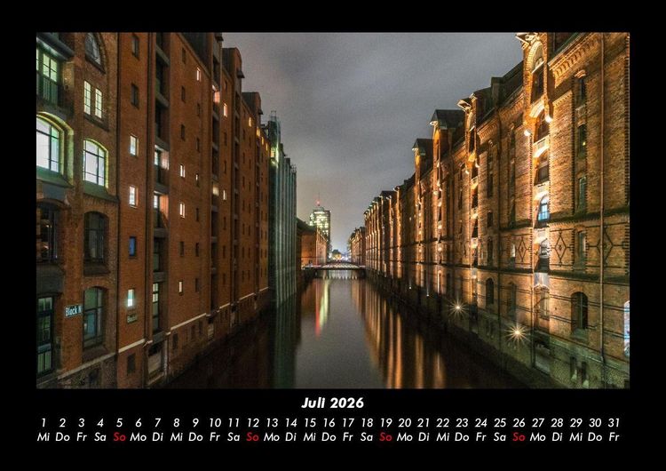 Produktbild: Hamburgs Sch&ouml;nheit 2026 Fotokalender DIN A3