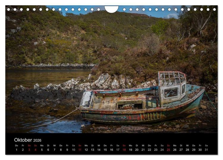 Produktbild: Die Highlands - Schottlands rauher Nordwesten (Wandkalender 2026 DIN A4 quer), CALVENDO Monatskalender