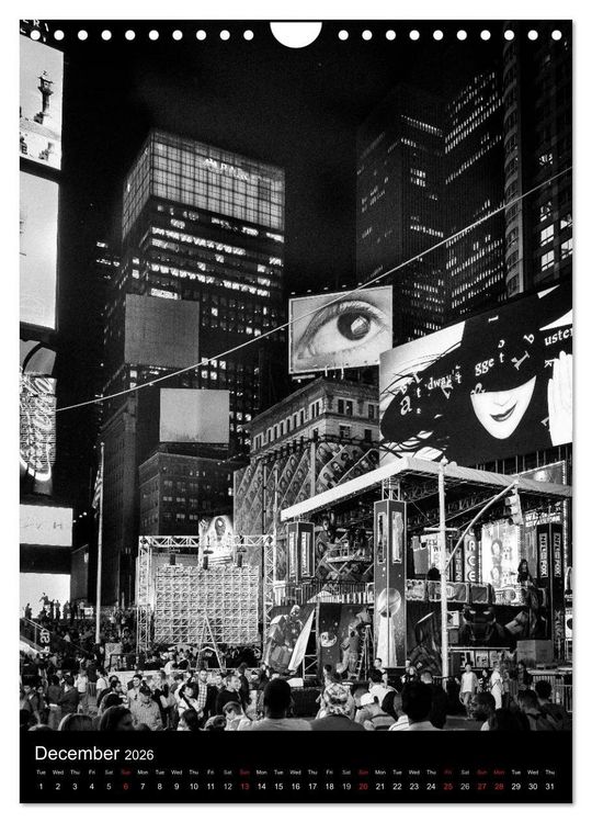 Produktbild: New York City (Wall Calendar 2026 DIN A4 portrait), CALVENDO 12 Month Wall Calendar