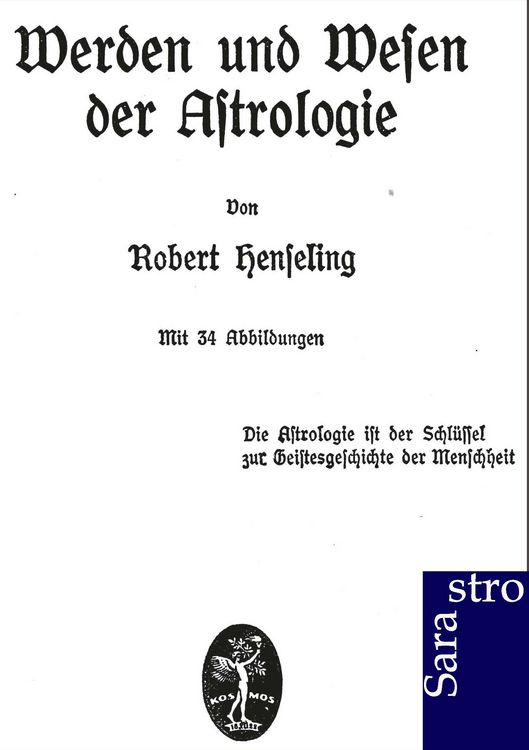 Produktbild: Werden und Wesen der Astrologie