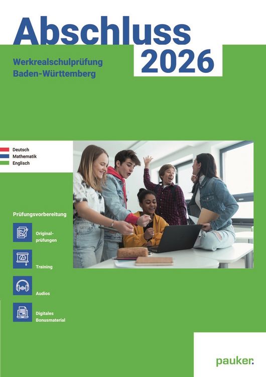 Produktbild: Abschluss 2026 - Werkrealschule Baden-W&uuml;rttemberg - Aufgabenband