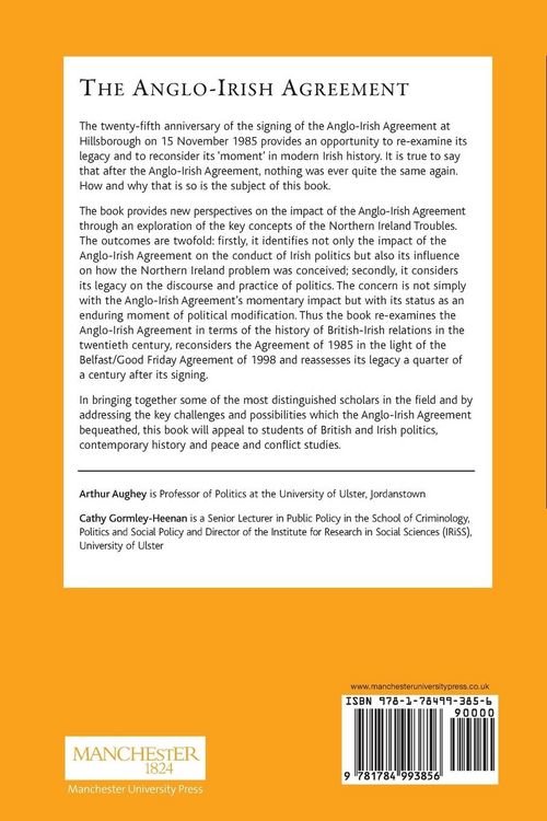 Produktbild: The Anglo-Irish agreement
