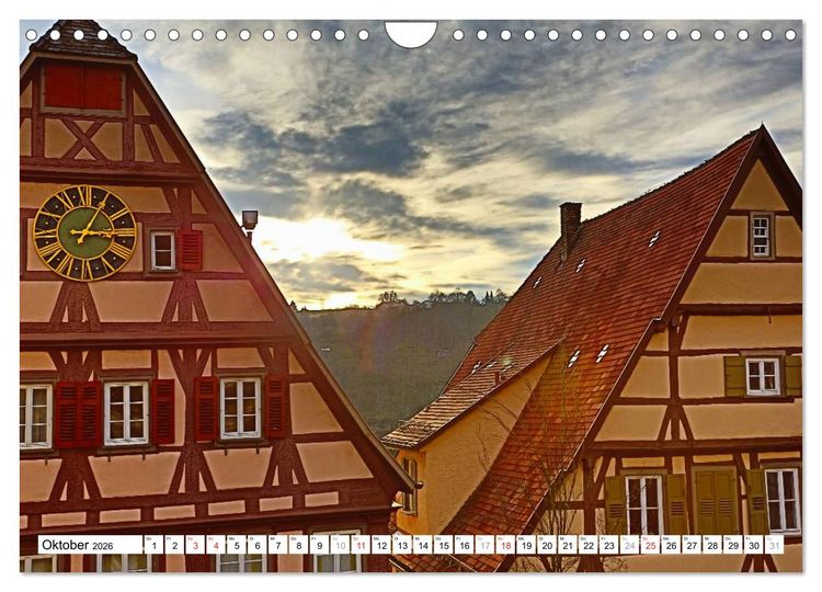 Produktbild: Altensteig (Wandkalender 2026 DIN A4 quer), CALVENDO Monatskalender