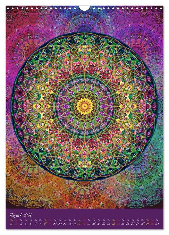 Produktbild: Mandala Energien (Wandkalender 2026 DIN A3 hoch), CALVENDO Monatskalender