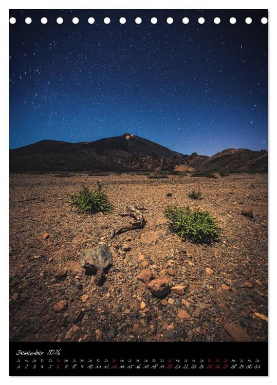 Produktbild: Teneriffa Eine Rundreise (Tischkalender 2026 DIN A5 hoch), CALVENDO Monatskalender