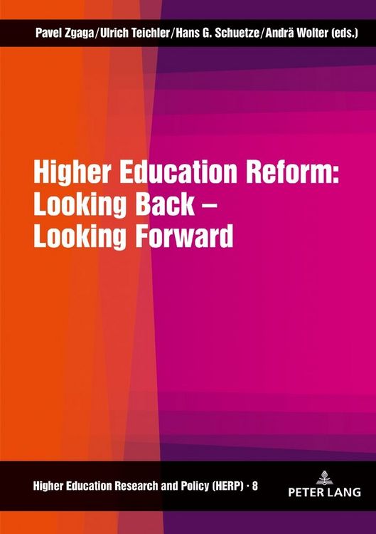Produktbild: Higher Education Reform: Looking Back &ndash; Looking Forward