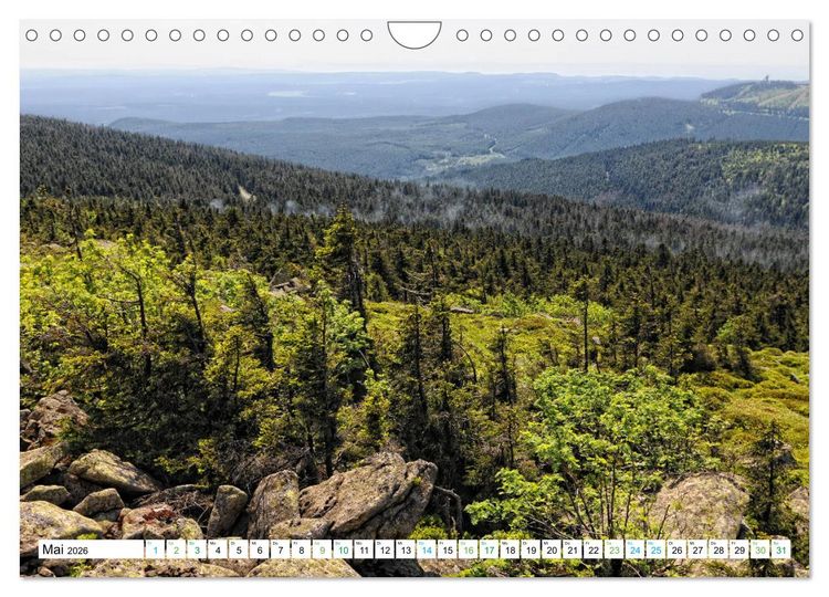 Produktbild: Harz - Ausflugsziele vom Brocken bis Sangerhausen (Wandkalender 2026 DIN A4 quer), CALVENDO Monatskalender