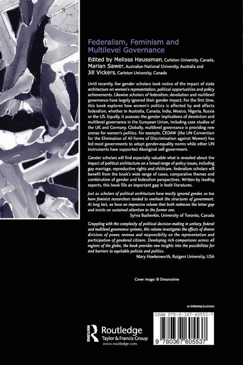 Produktbild: Federalism, Feminism and Multilevel Governance