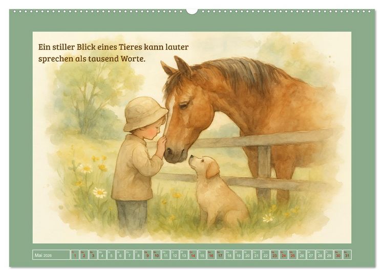 Produktbild: Wenn wir f&uuml;hlen (hochwertiger Premium Wandkalender 2026 DIN A2 quer), Kunstdruck in Hochglanz