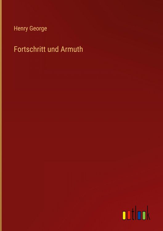 Produktbild: Fortschritt und Armuth