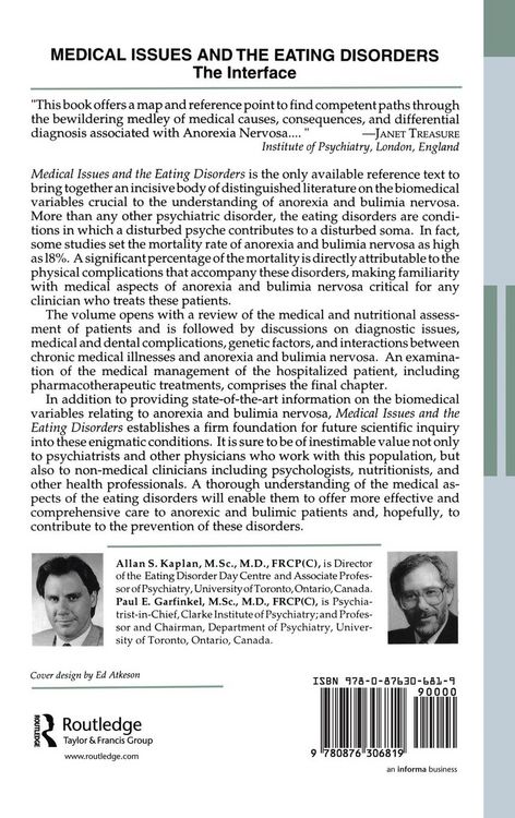 Produktbild: Medical Issues And The Eating Disorders