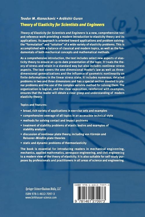 Produktbild: Theory of Elasticity for Scientists and Engineers