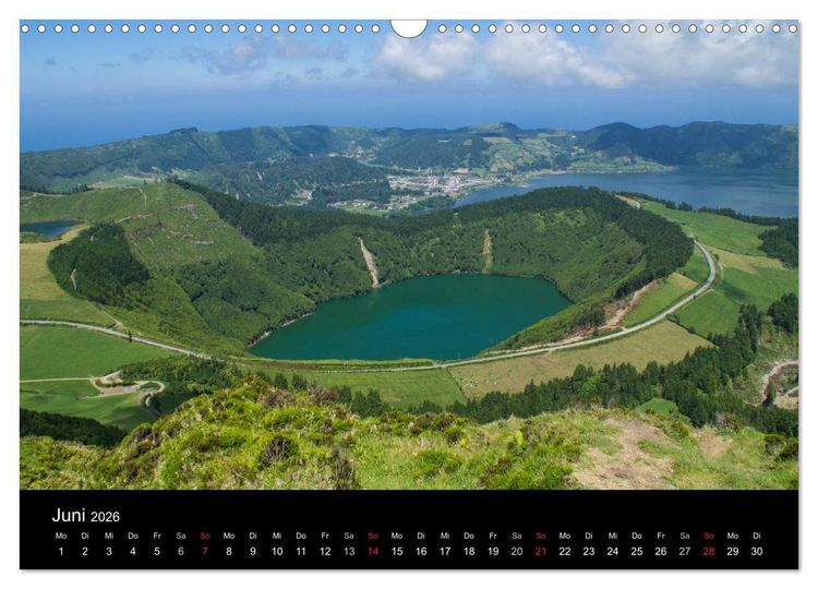 Produktbild: Faszination Azoren (Wandkalender 2026 DIN A3 quer), CALVENDO Monatskalender