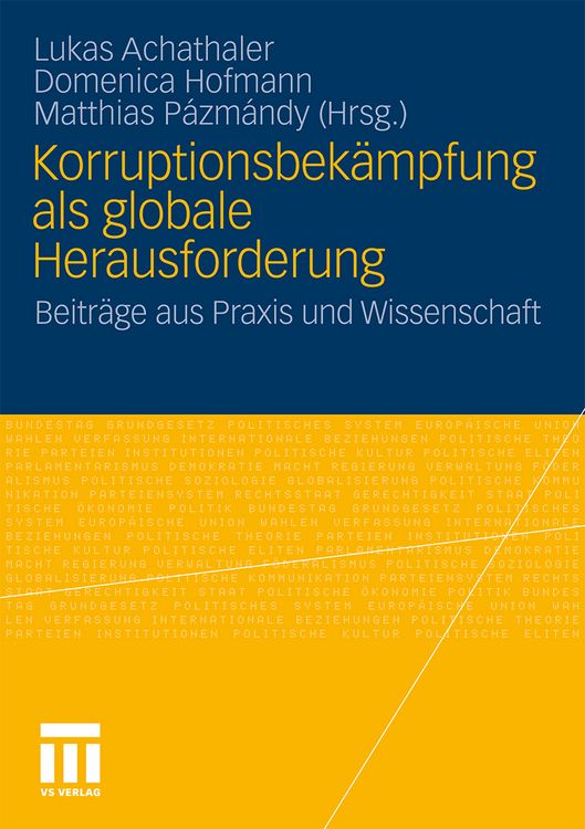 Produktbild: Korruptionsbek&auml;mpfung als globale Herausforderung