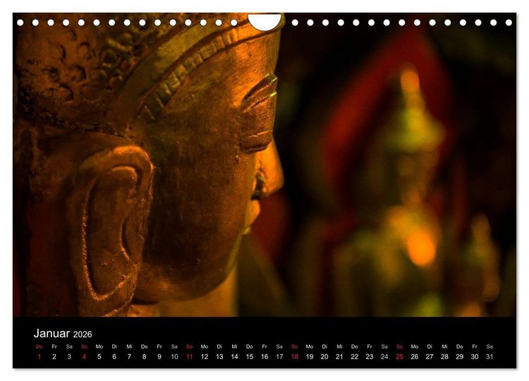 Produktbild: Myanmar - Eindr&uuml;cke (Wandkalender 2026 DIN A4 quer), CALVENDO Monatskalender