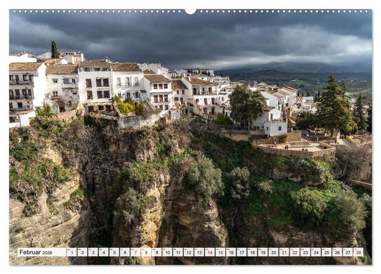 Produktbild: Andalusien - Ronda (Wandkalender 2026 DIN A2 quer), CALVENDO Monatskalender