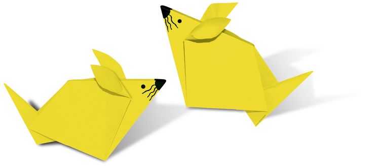 Produktbild: URSUS Falten Faltbl&auml;tter Uni intensiv, Plakatkarton, 65 g/m&sup2;, 15 x 15 cm, gelb