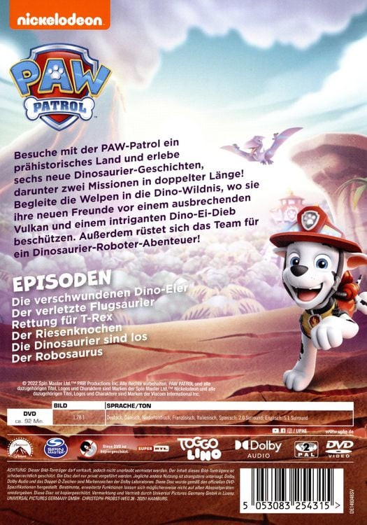 Produktbild: PAW Patrol: Dino Rescue