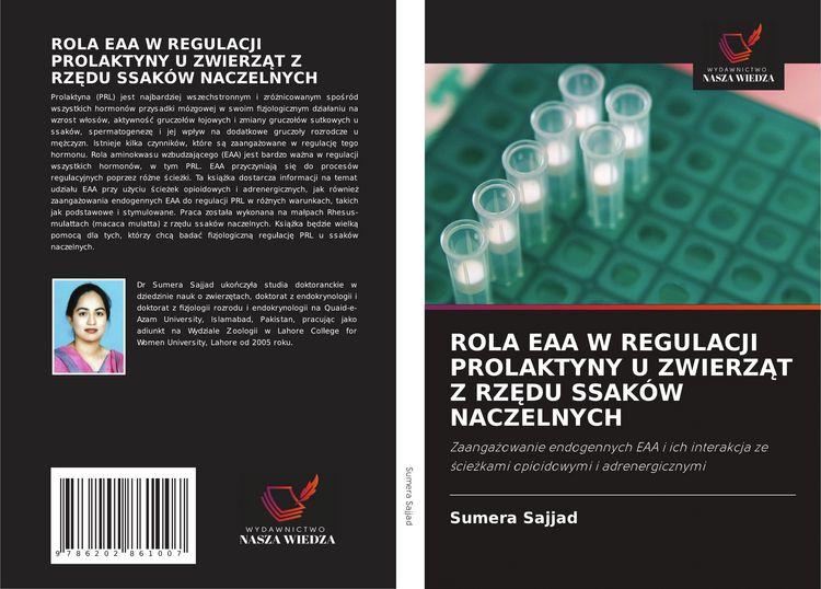 Produktbild: Rola Eaa W Regulacji Prolaktyny U Zwierz&iquest;t Z Rz&iquest;du Ssak&oacute;w Naczelnych