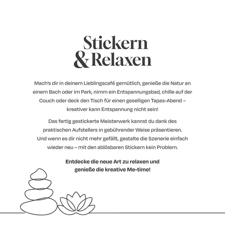 Produktbild: Kleine Auszeiten - Stickern & Relaxen