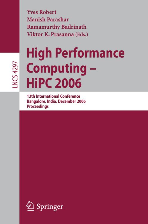 Produktbild: High Performance Computing - HiPC 2006