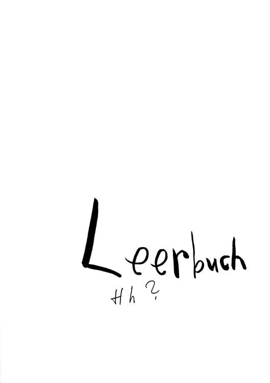 Produktbild: Leerbuch