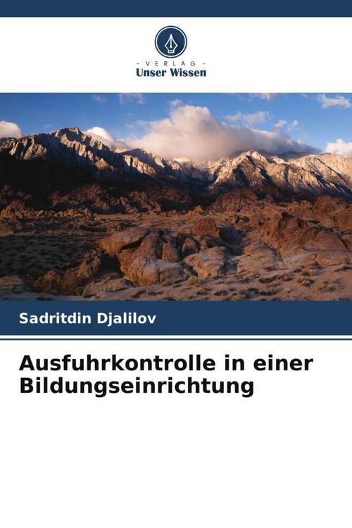 Produktbild: Ausfuhrkontrolle in einer Bildungseinrichtung