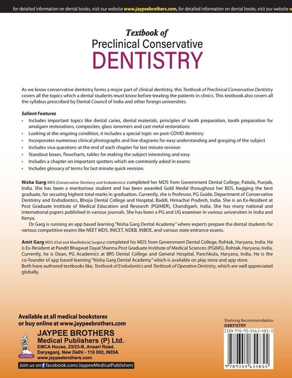 Produktbild: Textbook of Preclinical Conservative Dentistry