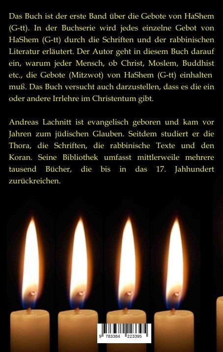 Produktbild: Die Mitzwot (Gebote) von HaShem (G-tt) - Einleitung