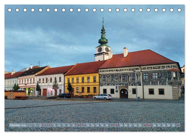 Produktbild: Trebitsch und Schloss Jarmeritz (Tischkalender 2026 DIN A5 quer), CALVENDO Monatskalender