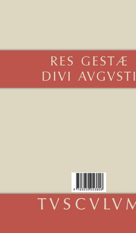 Produktbild: Meine Taten - Res gestae divi Augusti