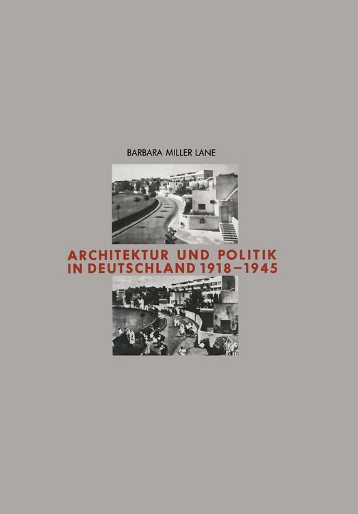 Produktbild: Architektur und Politik in Deutschland 1918-1945