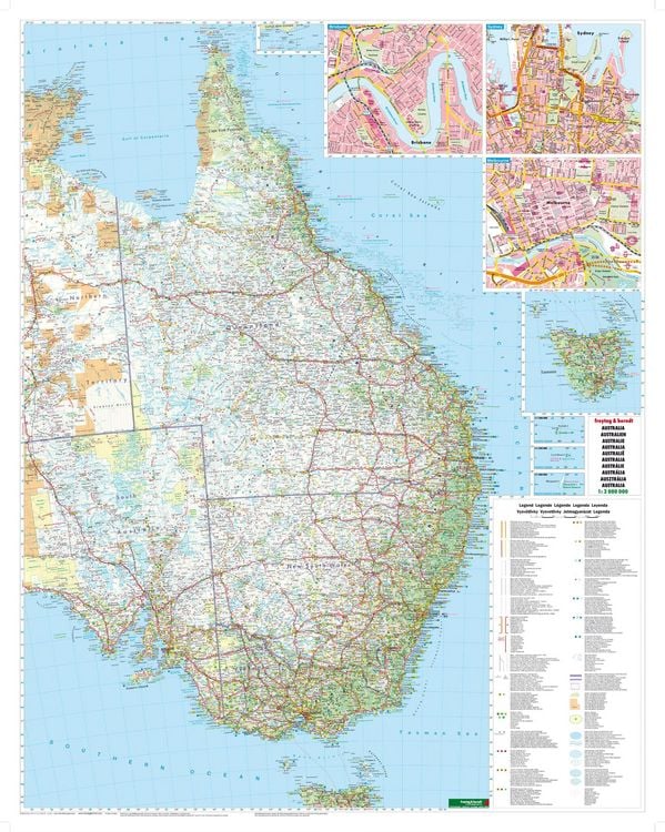 Produktbild: freytag & berndt Stra&szlig;enkarte Australien 1:3 Mio.