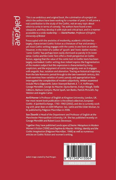 Produktbild: Gothic and the Comic Turn