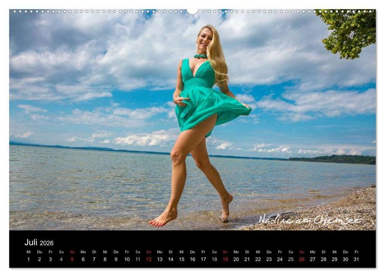 Produktbild: Chiemgau-M&auml;dels (hochwertiger Premium Wandkalender 2026 DIN A2 quer), Kunstdruck in Hochglanz