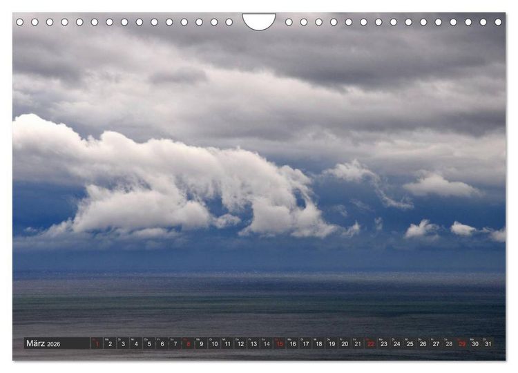 Produktbild: Sonne, Meer und Wolken (Wandkalender 2026 DIN A4 quer), CALVENDO Monatskalender