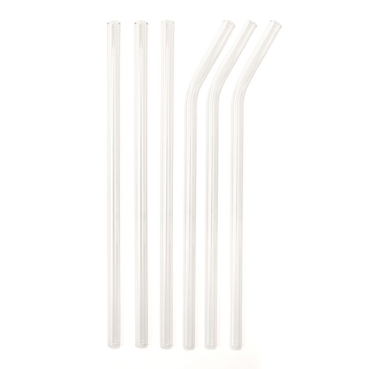 Produktbild: Clear Reusable Glass Straws
