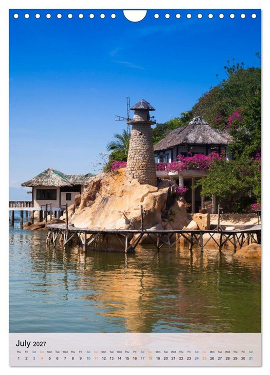 Produktbild: Vietnam &ndash; Nature, Temples, Tropics, and Urban Splendor (Wall Calendar 2027 DIN A4 portrait), CALVENDO 12 Month Wall Calendar