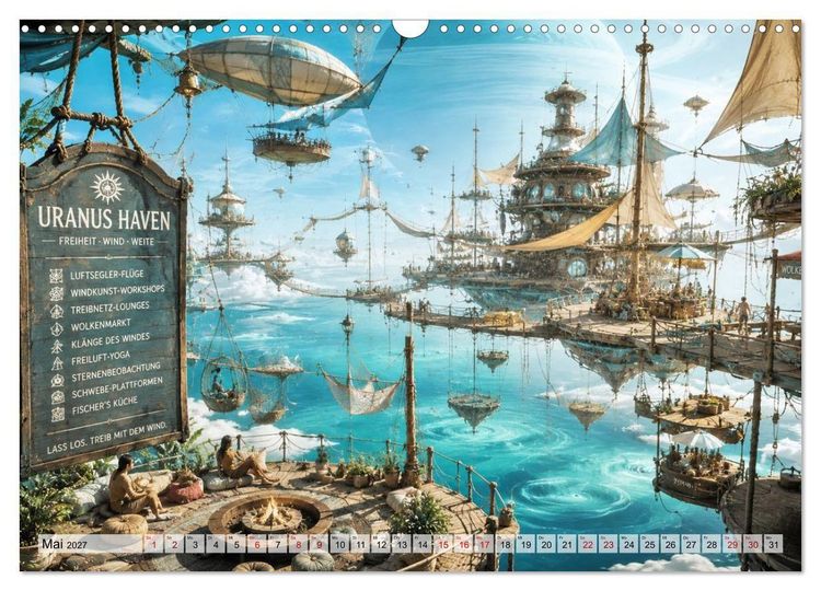 Produktbild: Die verr&uuml;cktesten Urlaubsdestinationen (Wandkalender 2027 DIN A3 quer), CALVENDO Monatskalender