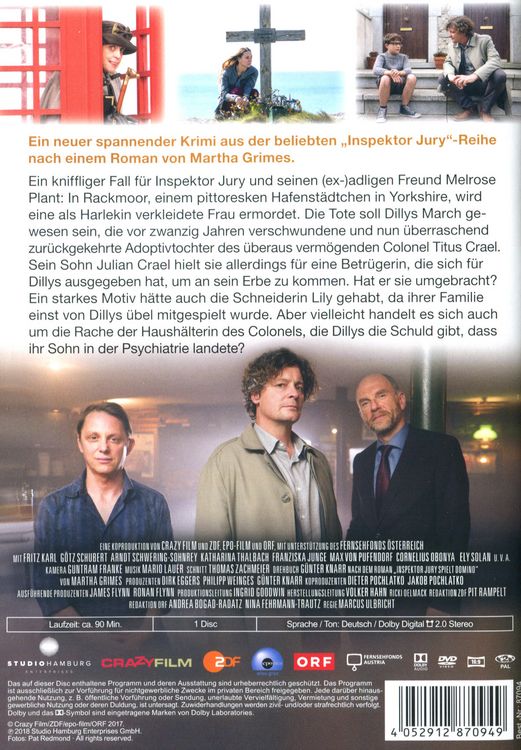 Produktbild: Inspektor Jury - Der Tod des Harlekins