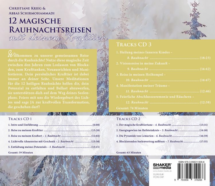 Produktbild: 12 magische Rauhnachtsreisen mit deinem Krafttier -CD 3-