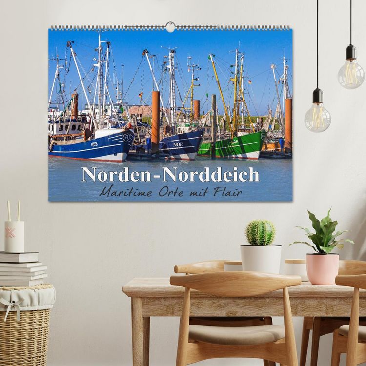 Produktbild: Norden-Norddeich. Maritime Orte mit Flair (Wandkalender 2026 DIN A2 quer), CALVENDO Monatskalender