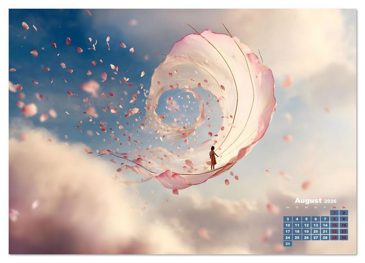 Produktbild: Aerospira (Wandkalender 2026 DIN A2 quer), CALVENDO Monatskalender