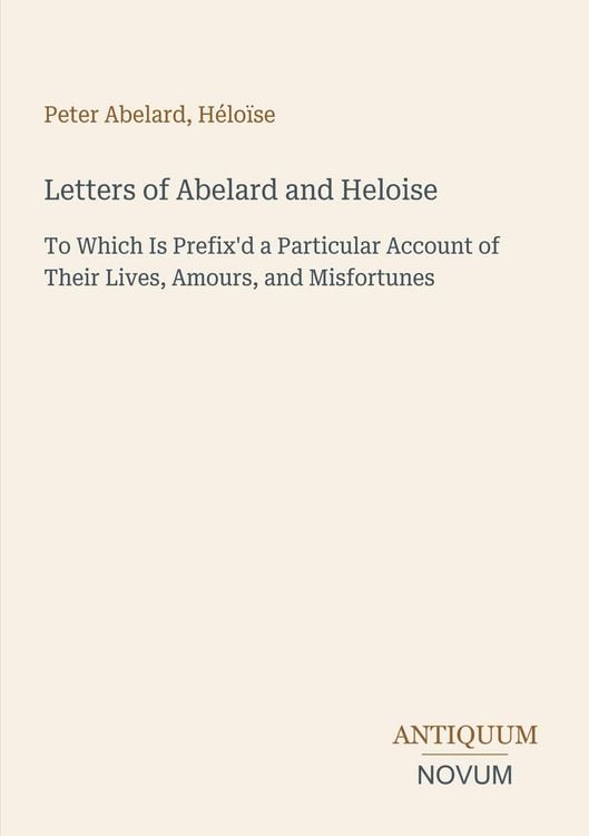 Produktbild: Letters of Abelard and Heloise