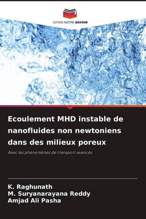 Produktbild: Ecoulement MHD instable de nanofluides non newtoniens dans des milieux poreux