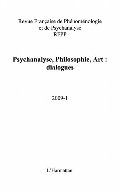 Produktbild: Psychanalyse, philosophie, art, dialogue