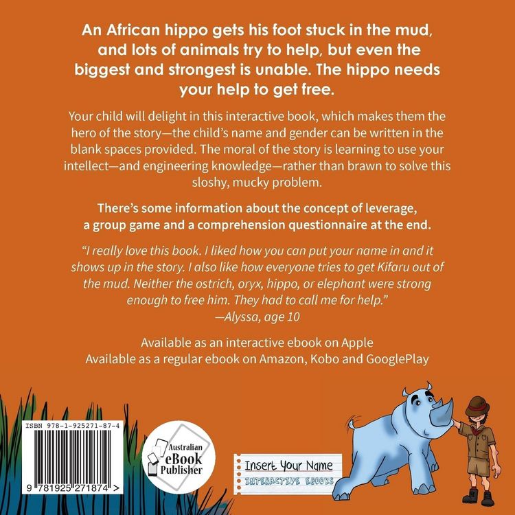 Produktbild: You, Kifaru and the Mud Problem (Children's Picture Book): Insert Your Name Interactive Book